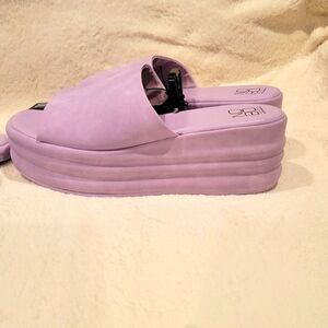 Stylish Lavender Platform Sandals